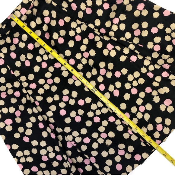 JCrew 100% Silk Polka Dot Pleated Midi Skirt - Picture 6 of 7